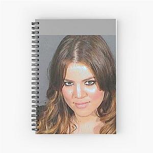 Khloe Kardashian Mugshot Spiral Notebook