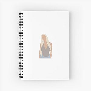 Khloe Kardashian Simplistic Art Spiral Notebook