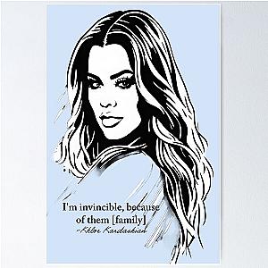 Khloe Kardashian Quotes from Kardashians Season 3 - Fan art Poster