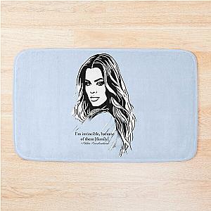 Khloe Kardashian Quotes from Kardashians Season 3 - Fan art Bath Mat