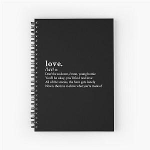 Love. by Kid Cudi Spiral Notebook