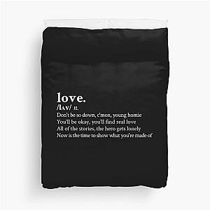 Love. by Kid Cudi Duvet Cover