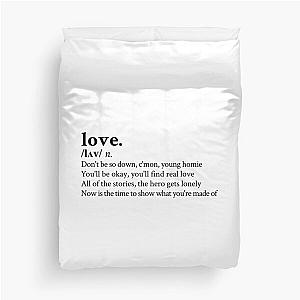 Love. by Kid Cudi Duvet Cover