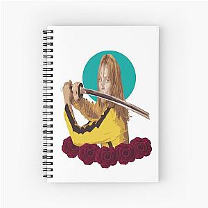 kill bill pop art Spiral Notebook