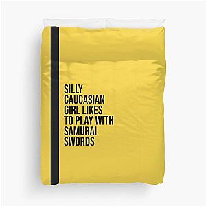 Minimalist print by Kill Bill Duvet Cover