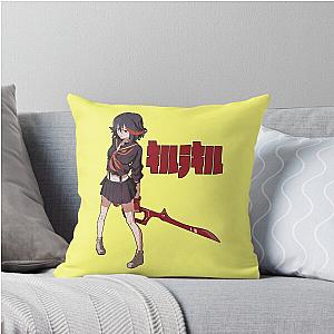Ryuko Matoi Low Poly Kill la Kill Throw Pillow