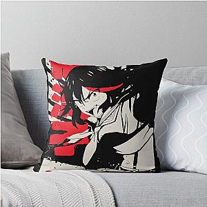 Ryūko Matoi Kill la Kill Japanese Ink Throw Pillow