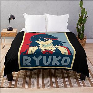 Kill La Kill Anime Character Ruko Throw Blanket
