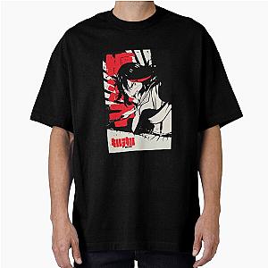 Ryūko Matoi Kill La Kill Japanese Ink Oversized T-Shirt