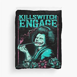 Metalcore Flames: Killswitch Engage and the Blood-Drenched Echoes Duvet Cover