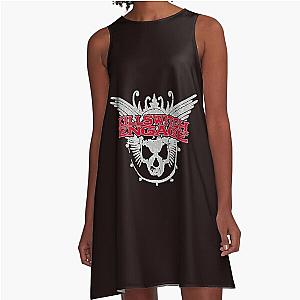 Man Comfortable Killswitch Engage Logo Tee A-Line Dress