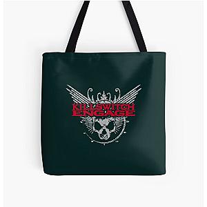 Man Comfortable Killswitch Engage Logo Tee All Over Print Tote Bag