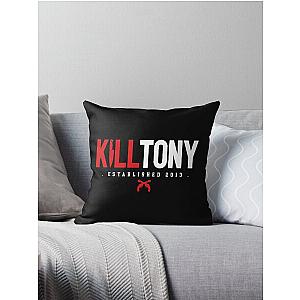 kill tony merch Official Kill Tony Throw Pillow