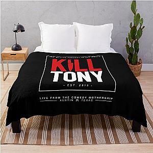 kill tony merch Kill Tony Show Throw Blanket