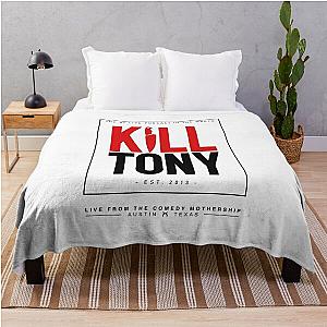 kill tony merch Kill Tony Show Throw Blanket