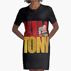 Kill Tony Podcast Logo Featuring William Montgomery Graphic T-Shirt Dress