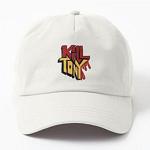 Kill Tony Custom Fan Logo in Red and Yellow Dad Hat