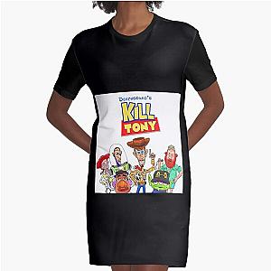 Deathsquad Presents Kill Tony Story  	 Graphic T-Shirt Dress