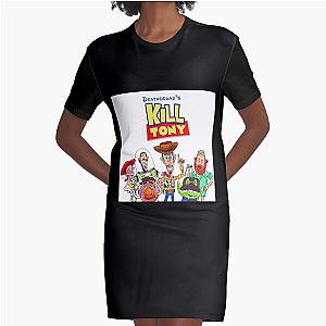 Comedy Podcast, Kill Tony Evil Cloon Graphic T-Shirt Dress