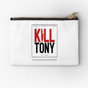 kill tony merch Kill Tony Show Zipper Pouch