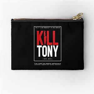 kill tony merch Kill Tony Show Zipper Pouch