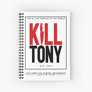 kill tony merch Kill Tony Show Spiral Notebook
