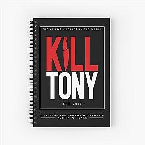 kill tony merch Kill Tony Show Spiral Notebook