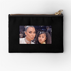 North’s Face. Kim’s Fame. Kim And North Zipper Pouches