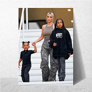 Kim x North = Chaos Couture Kim And North Posters