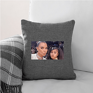 North’s Face. Kim’s Fame. Kim And North Pillows Cover