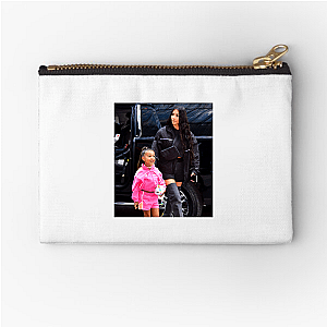 North West Is the Moment Kim And North Zipper Pouches