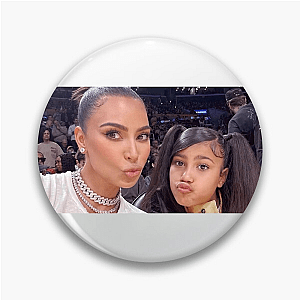 North’s Face. Kim’s Fame. Kim And North Pins