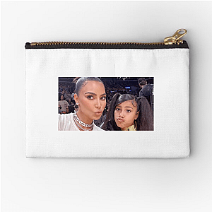 North’s Face. Kim’s Fame. Kim And North Zipper Pouches