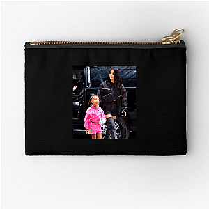 North West Is the Moment Kim And North Zipper Pouches