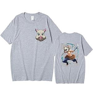 Fullmetal Alchemist T-Shirts - Inosuke Pig Boy Gray Unisex T Shirt