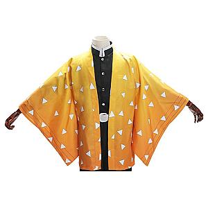 Kimetsu no Yaiba Haori Zenitsu Pattern Demon Slayer Storeandise Demon Slayer Store