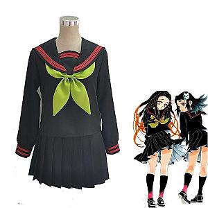 Kimetsu no Yaiba Cosplay Nezuko School Uniform Demon Slayer Storeandise Demon Slayer Store