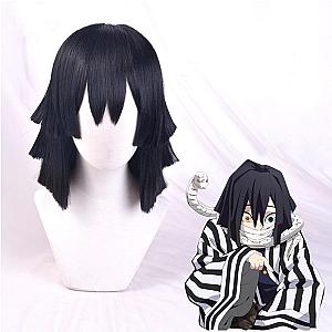 Kimetsu no Yaiba Cosplay Iguro Obanai Wig Demon Slayer Storeandise Demon Slayer Store