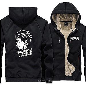 Kimetsu no Yaiba Coat  -  Tanjirou Side Face Demon Slayer Storeandise Demon Slayer Store