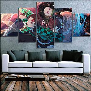 Kimetsu no Yaiba Canvas  -  Tanjiro and Nezuko Demon Slayer Storeandise Demon Slayer Store