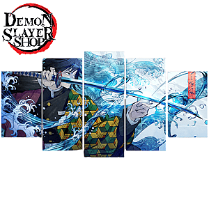 Kimetsu no Yaiba Canvas  -  Giyu Tomioka Demon Slayer Storeandise Demon Slayer Store