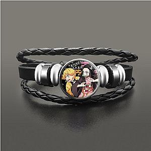 Kimetsu no Yaiba Bracelet  -  Zenitsu &amp; Nezuko Demon Slayer Storeandise Demon Slayer Store