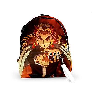 Kimetsu no Yaiba Backpack  -  Rengoku Flame Pillar Demon Slayer Storeandise Demon Slayer Store