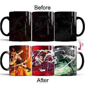 One Piece Mugs – Zoro Ace And Luffy Gear Fourth Magical One Piece Mug OMS0911