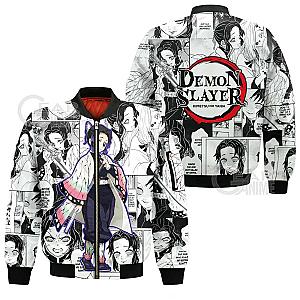 Kimetsu no Yaiba Store - Tanjiro Kamado  Anime Mix Manga Bomber Jacket Demon Slayer Store