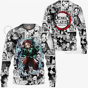 Kimetsu no Yaiba Sweatshirts - Tanjiro Kamado  Anime Mix Manga Sweatshirt Demon Slayer Store