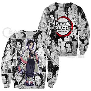 Kimetsu no Yaiba Sweatshirts - Shinobu Kocho Anime Mix Manga Sweatshirt Demon Slayer Store