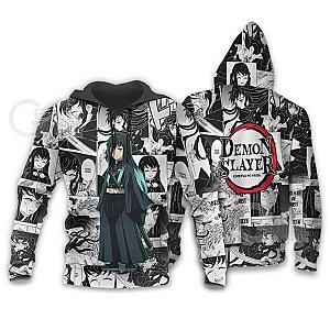 Kimetsu no Yaiba Store - Muichiro Tokito Manga Insipiration Hoodie Demon Slayer Store