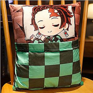 Kimetsu no Yaiba Plush:  Cute Sleeping Tanjiro Kamado Plush Pillow Demon Slayer Store