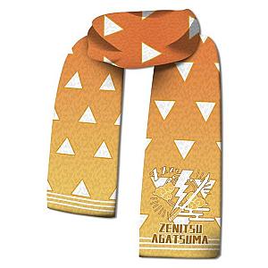 Kimetsu no Yaiba Store - Zenitsu Agatsuma Scarf Kimetsu no Yaiba Merch Demon Slayer Store